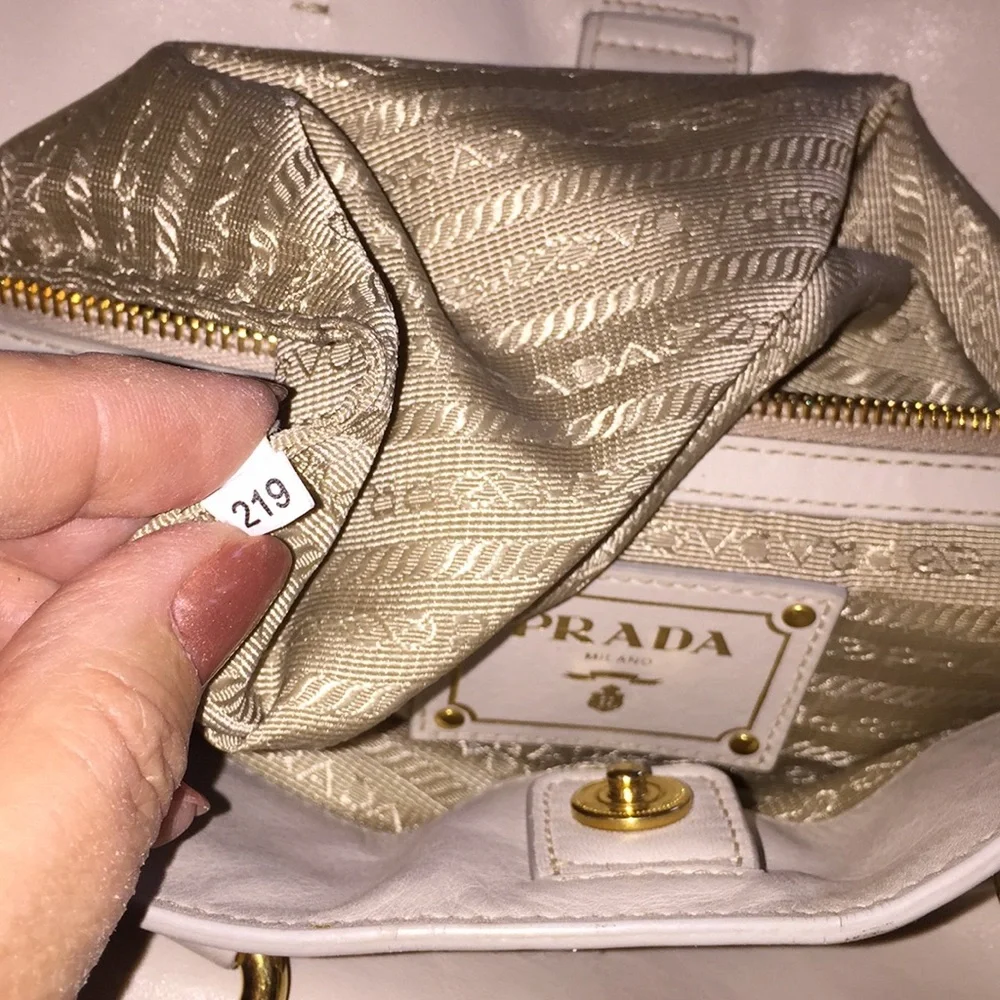 Prada White Tote Bag - Picture 5 of 11